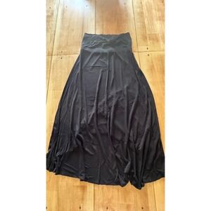 Marc Bouwer Womens Black Rayon Spandex Stretch High Low Maxi‎ Skirt XS